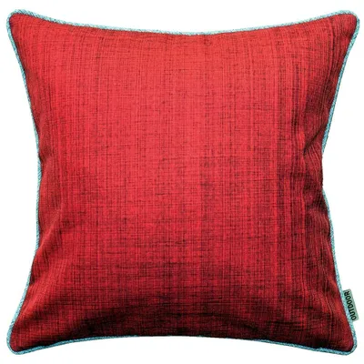 Produktbild von Kissen-Bezug Outdoor einfarbig rot wetterfest 40x40 cm
