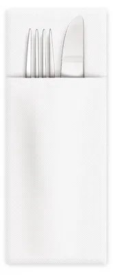 Produktbild von 500x Servietten Bestecktaschen CutleryStar 2-lagig 38 x 32 cm weiß