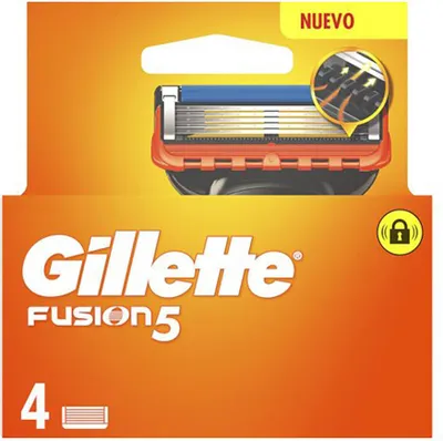 Image de Gillette Fusion 5 Charger avec 4 pièces de rechange