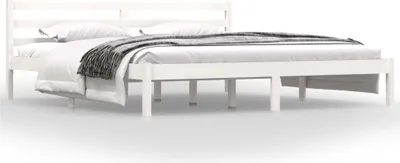 Produktbild von VidaXL 810446, Weiß, 185,5 cm, 2,06 m, 69,5 cm, 1800 x 2000 mm, 21 cm