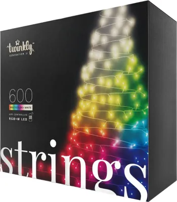 Produktbild von Intelligente Lichterkette Twinkly Strings (mehrfarbig + weiße Ausführung)