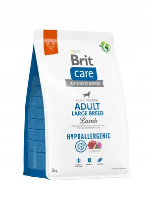 Zdjęcie produktu dla Brit Care Hypoallergenic Adult Large Lamb 3kg