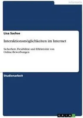 Produktbild von Interaktionsmöglichkeiten im Internet