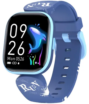 Image de Montre connectée pour enfants, écran de 1,4 pouces, 19 modes sportifs, étanche IP68, moniteur de fréquence cardiaque