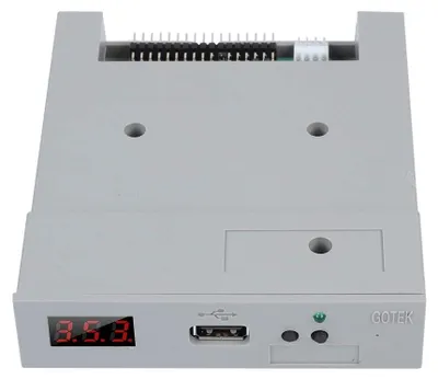 Image de Émulateur de disquette USB - 3,5 pouces - Pour contrôles industriels - 1,44MB - Interface USB - Stockage fiable - Format compact