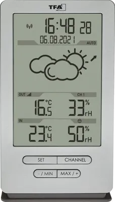 Immagine prodotto di Stazione radio meteo TFA bianca