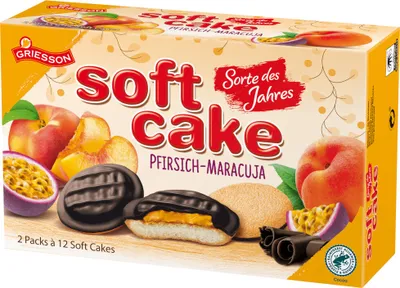 Obrázek produktu pro Griesson Soft Cake Maracuja měkký piškotový dort v balení 300g