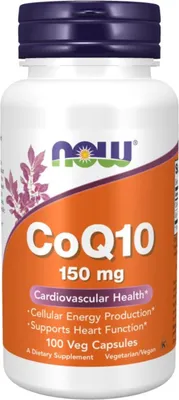 Productafbeelding van VoedingssupplementenNOW Foods Koenzym Q10 150 Mg Z Lecytyną 70 Mg (100 capsules) 7783