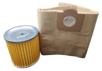 Produktbild von 10 Beutel + 1 Filter kompatibel mit Kärcher 2001, 2201, 3011, NT 301, K 2001, K 2201, K 2901, K 2901 Plus, K 3000 Plus ersetzt 6.414.354.0, 6.904.051.0