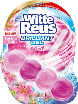 Produktbild von Witte Reus - Toilettenstein Brilliant Gel - Spring Rain - 1 Toilettenstein - 1 Stück