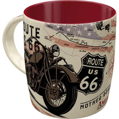 Image de Nostalgic-Art - Tasse à café - Autoroutes américaines - Carte de la Route 66