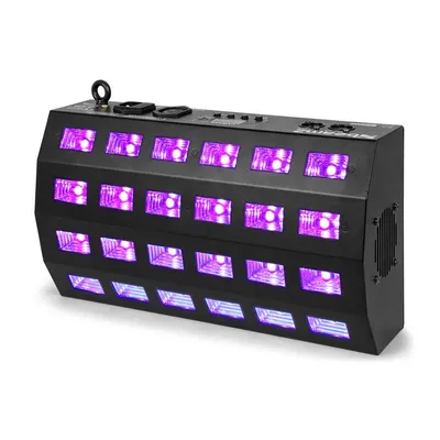 Zdjęcie produktu dla BeamZ BUV463, Disco stroboskop, Czarny, LED, 24 lamp(y), 3 W, Ultrafiolet