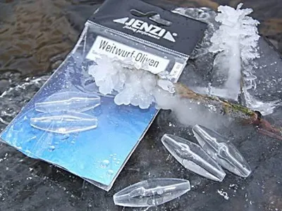 Produktbild von Jenzi Weitwurf-Oliven 3,0g transparent 5 Stück