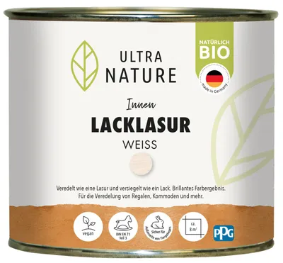 Produktbild von Ultra Nature Lacklasur 375 ml palisander