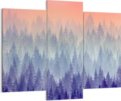 Produktbild von Bild auf Leinwand - Leinwandbild - Wald Baum Natur - 130x100cm - Wand Bild - Wanddeko - Wandbilder - Leinwanddruck - Bilder - Kunstdruck - Wanddekoration - Leinwand bilder - Wandkunst - CB130x100-3929
