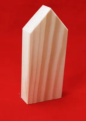 Produktbild von Astreine Holzhaus zum Bemalen oder als Deko 5x11x2,2 cm