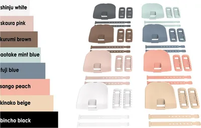 Produktbild von Urban Iki Stylingset für Sitz vorne aotake mint blue,Sitz,Schulter,Fußbef., blau (1 Set)