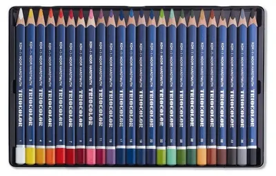 Produktbild von Buntstifte Triocolor  Jumbo / Künstlerfarbstifte   24er Set im Metalletui
