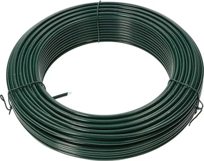 Produktbild von KOTARBAU® Gartendraht 3,60 x 100m PVC-Beschichtung Grün Pflanzendraht Basteldraht Bindedraht Spanndraht Zaundraht zum Binden von Pflanzen Verzinkt