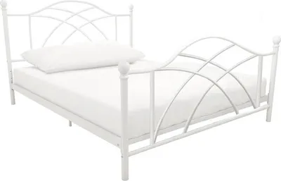 Obrázok produktu pre Kovový posteľový rám s lamelami v rôznych veľkostiach a farbách, 90x200 cm, Lotti, biely