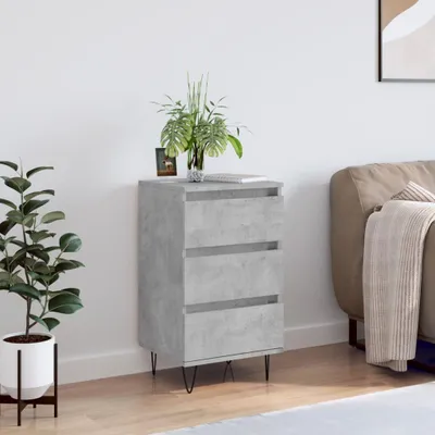 Produktbild von vidaXL Sideboard Betongrau 40x35x70 cm Holzwerkstoff