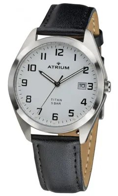 Produktbild von ATRIUM Herren Uhr Armbanduhr Titan A14-10 Leder