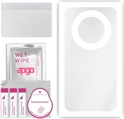 Produktbild von apgo Rückseite Schutzfolie, klar, kompatibel mit ZTE Changxing 60, Hinten Hydrogel-Displayschutzfolie mit Positionierhilfe, kratzfest, einfache Montage