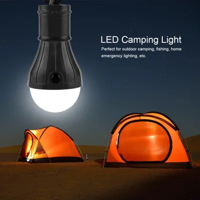 Zdjęcie produktu dla Mini przenośna wisząca latarnia namiotowa z 3 diodami LED na zewnątrz Wędkarska lampa kempingowa (czarna)