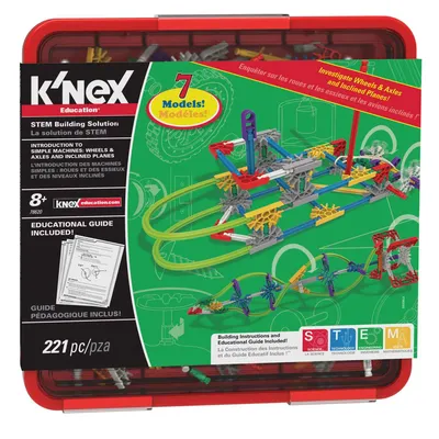 Produktbild von K'nex Bauset - Simple Machines Wheels Axles Inclined Planes STEM Spielzeug
