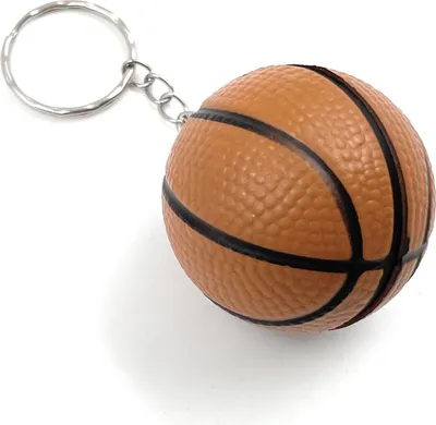 Produktbild von Onwomania - Basketball Sport 3D - Schlüsselanhänger Schaumstoff, ideal als Geschenk z.B. für den besten Freund, die beste Freundin, Mama - Für Männer, Frauen & Kinder