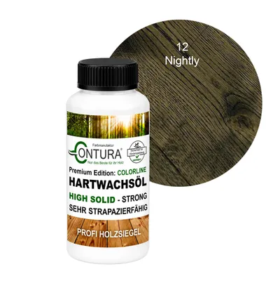 Produktbild von Contura 250ml. FARBIGES Hartwachsöl Colorline Premium Hartwachs - 12 Nightly