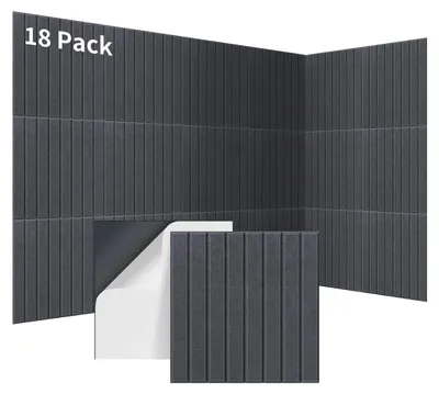 Zdjęcie produktu dla Solidchoice - 18 sztuk samoprzylepnych paneli akustycznych, 30 x 30 cm