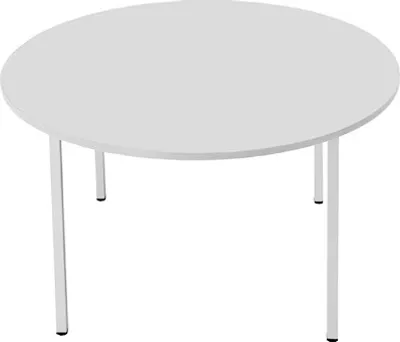 Produktbild von Besprechungstisch, 750 x Ø 1000 mm, lichtgrau