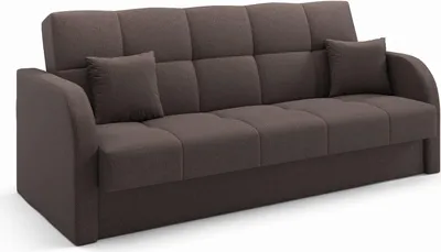 Produktbild von LIKMA Braun Ausziehbar 3 Sitzer Sofa Togo 214x93x85 cm Schlaffunktion Bettzeugbehälter Sofa mit Bettfunktion Schlafsofa Couchgarnitur Sofas & Couches Stoff Inari 28