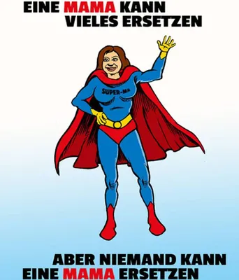 Produktbild von vianmo Holzschild 40x30 cm Mama kann vieles ersetzen