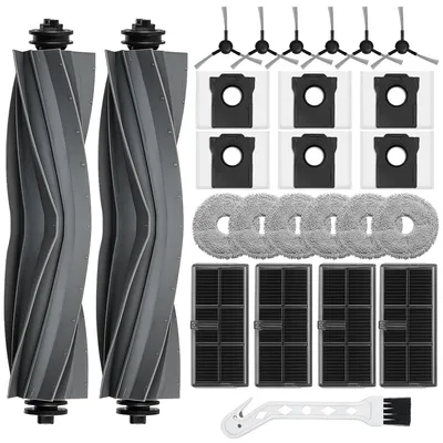 25-teiliges Zubehörset für Dreame L10s Ultra Gen 2, 2 Rollbürsten, 4 HEPA-Filter