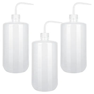 3 Spritzflaschen 1000 ml, PE-Kniffflasche, Laborreinigung