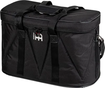 Productafbeelding van Bongo Tas - Percussie Tas - Muziek Transport - Gewatteerd Nylon - 52 x 36 x 215 cm - Zwart