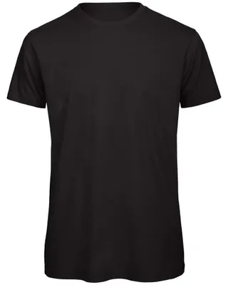 Produktbild von B&C Herren T-Shirt, Baumwolle FK127 (XL) (Schwarz)