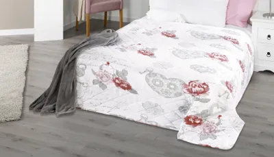 Produktbild von Tagesdecke Bettüberwurf Allzweckdecke ca. 220x240 cm Überwurf Patchwork Sofa XXL Design: Shabby