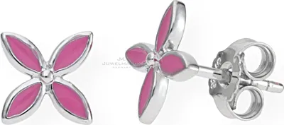 Produktbild von JuwelmaLux Blüten Ohrstecker für Mädchen in Silber 925 JL20-06-0351