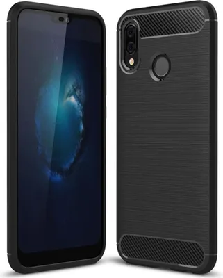 Produktbild von Huawei P20 Lite Handyhülle Silikon Cover Schutzhülle Case Carbonfarben