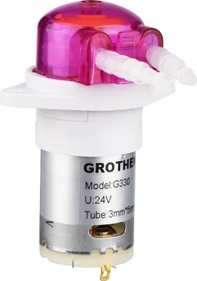 Obrázek produktu pro GROTHEN peristaltické čerpadlo dávkovací čerpadlo mini čerpadlo kapalina samonasávací vodní čerpadlo silikonové trubice pro akvarijní laboratorní chemické analýzy 1 mm ID x 3 mm OD