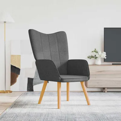 Obrázek produktu pro relaxační křeslo vidaXL Tmavě šedá tkanina