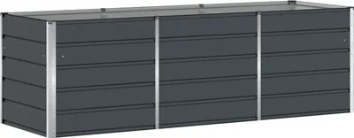 Obrázok produktu pre vidaXL Kvetináč antracit 240 x 80 x 75 cm oceľ