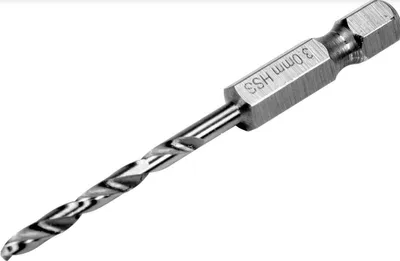 Produktbild von YATO Metallspiralbohrer YT-44863 3mm 61mm Schnellarbeitsstahl