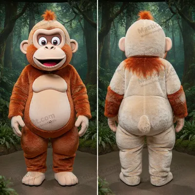 Immagine prodotto di Costume MASTICOT Gonfiabile Orango in Peluche Beige