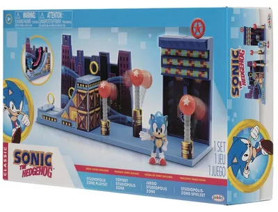 Obrázek produktu pro Hrací set "Sonic The Hedgehog", zóna Studiopolis, figurka 6 cm
