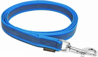 Produktbild von Mystique® Gummierte Leine 20mm mit Handschlaufe Standard Karabiner blau 3m