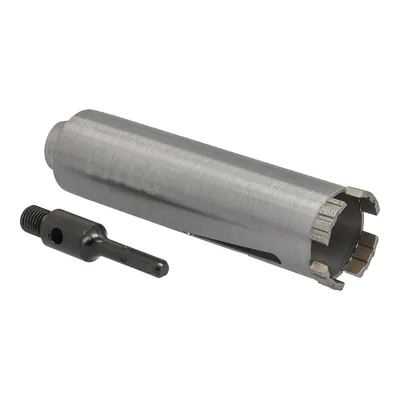 Produktbild von Diamantbohrkrone Ø 52 mm Nutzlänge 180 mm mit SDS+-Aufnahme 100 mm Segmenthöhe 10 mm Diamant Bohrkrone Trockenbohrkrone Kernbohrer Betonbohrkrone Kernbohrkrone BTEC